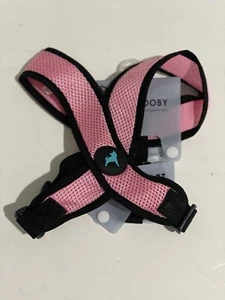 Dog Harness , Gooby Fully adjustable Choke Free Comfort X Soft  Pink Size S - L - Picture 1 of 3