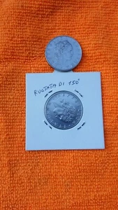 50 lire errore di conio vulcano 1°tipo 1989 ruotata di -150 gradi - - Bild 1 von 2