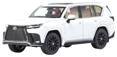 Kyosho Original 1/43 LEXUS LX 600 F SPORT (White Nova GF/LHD) KS03909FW NEW - Image 1 of 4