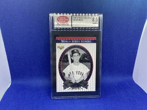 2002 UPPER DECK #82 BILLY MARTIN WORLD SERIES HEROES YANKEES HOF Graded 8.5 - Picture 1 of 3