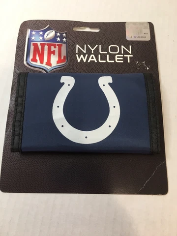 Indianapolis Colts Nylon Trifold Wallet Cover
