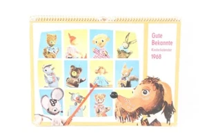 Gute Bekannte Kinderkalender 1968 DDR Geburtstagsgeschenk Kalender - Bild 1 von 19
