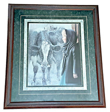 December By Nancy N.A. Noel Amish Country Framed Print 36" x 32"       TR