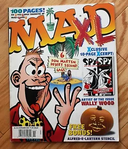 Revista Canada Mad XL noviembre 2001; #12; ¡Bono gratis! Plantilla Alfred-E-Lantern - Imagen 1 de 6