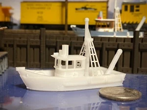 SME Platinum Series Fishing Trawler N Scale 1:160 UNPAINTED - Museum Quality - Picture 1 of 12