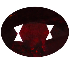 1.69 ct  Very good Oval Shape (8 x 6 mm) Orangy Red Spessartine Natural Gemstone - Picture 1 of 1