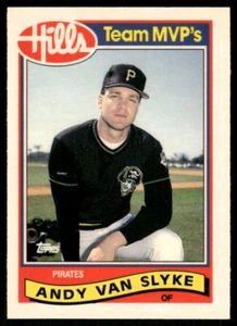 1989 Topps Hills Team MVP's #30 Andy Van Slyke Pittsburgh Pirates - Picture 1 of 2