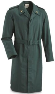 Spanish Military Green Trench Coat - Picture 1 of 1