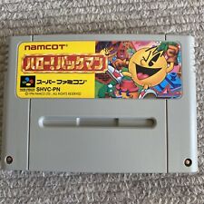 Free Shipping SNES SFC Hello! Pack Man Packman Japanese Cart & Manual