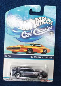 HOT WHEELS 2014 COOL CLASSICS 18/30 '84 FORD MUSTANG SVO SPECTRAFROST - Picture 1 of 5