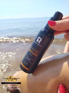 BYROKKO Shine Brown Tanning Oil | Maximum Tan for sunbathing and Solarium 150 ml