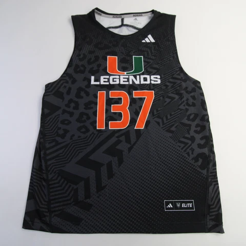 Miami Hurricanes adidas Game Jersey - Basketball Men's Black New Cover