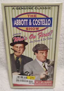 Abbott and Costello FEATURING Who's on First? Vhs New - Picture 1 of 4