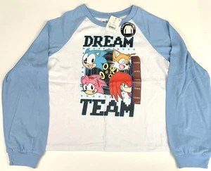 Sonic The Hedgehog Boy's Dream Team Long Sleeve T-Shirt Size: L(10/12) - Picture 1 of 3