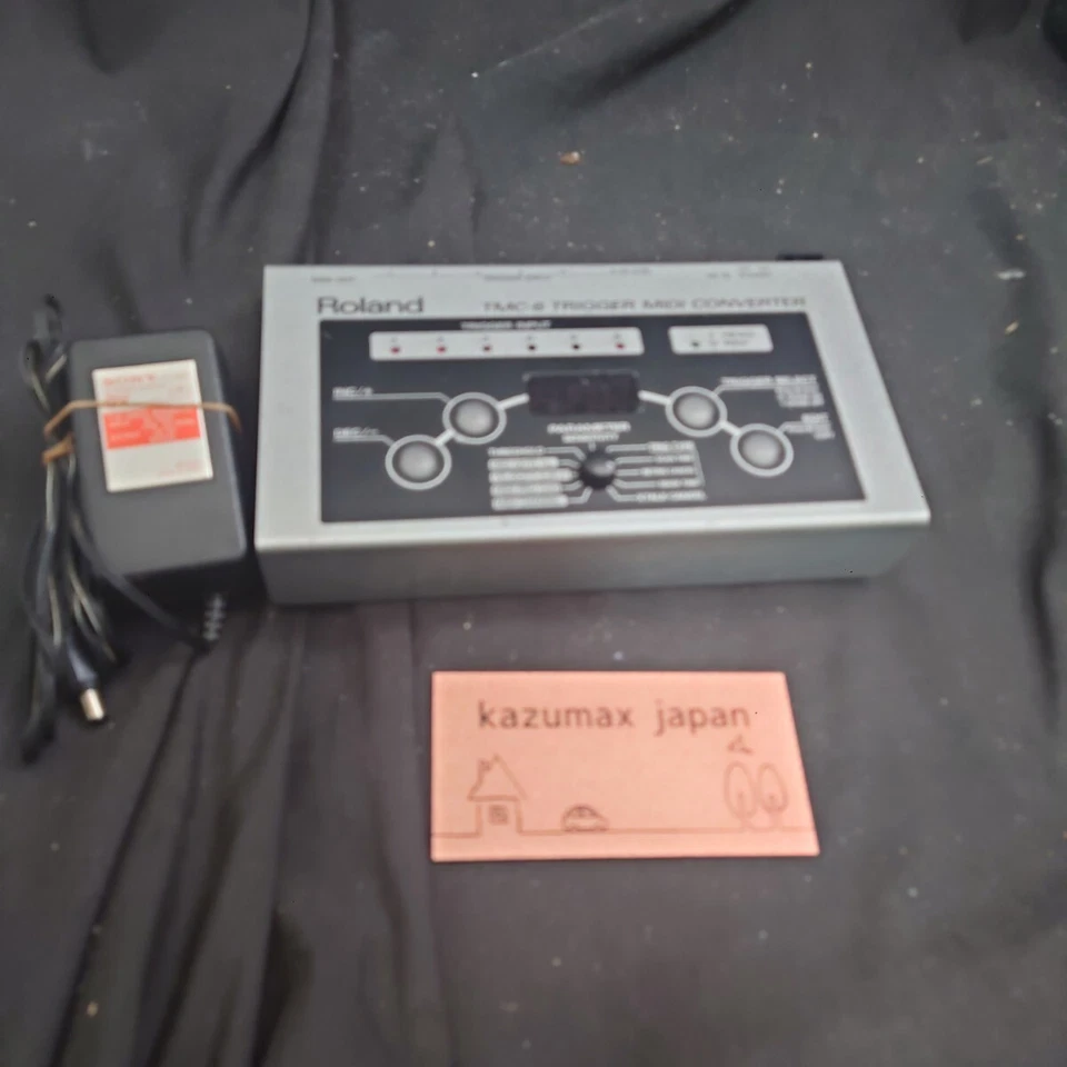Roland TMC-6 Gatillo MIDI Convertidor V-Drum con Adaptador Funcionamiento Confirmado Japón Foto 1 de 4