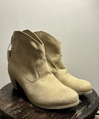 Forever 21 Botines Mujer Talla 9.5 Beige Tacón Medio Nuevos Con Etiquetas Foto 1 de 4