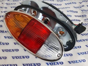Volvo 122S Tail Light Assemby 63-70 New Lens, Gasket, Chrome Rim, Bulb Holder - Picture 1 of 3