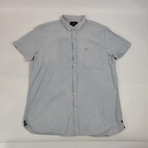Farrell Men's XL Blue Short Sleeved Shirt Pocket 100% Cotton Casual Breathable - Picture 1 of 12