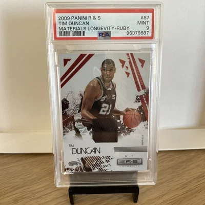 2009-10 Panini Rookies & Stars Longevity - Tim Duncan #87 Ruby Materials 152/250 - Image 1 of 3