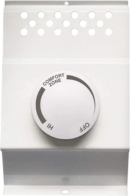 Cadet F Series Double Pole Built-In Baseboard Thermostat (Model: BTF2W, Part:... - Image 1 of 4