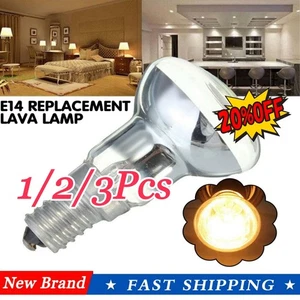1-4pcs Lava Lamp Bulb 240V R39 E14 25W Reflector Type Bulb, Glitter -New - Picture 1 of 16