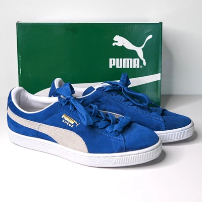 PUMA Women's Royal Blue Classic+ Core Suede Sneakers - Size 9 - Image 1 of 4