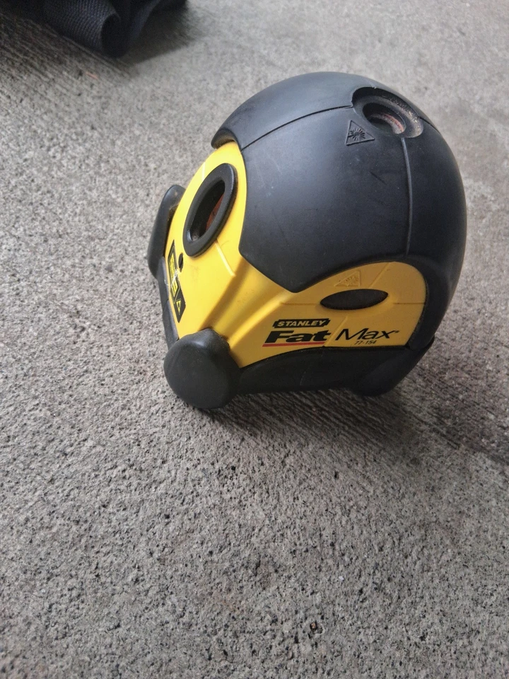 Raro nivel láser nivelador automático Stanley FatMax 5 haces 77-154 (2004) con estuche Foto 1 de 4