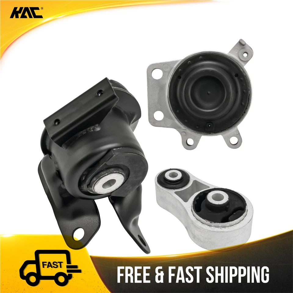 Engine Mount Set 3pcs Fits 2010-2012 Mazda CX-7 2.5L&2.3T 2007-2009 Mazda CX-7 Foto 1 de 4