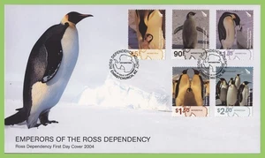 Ross Dependency 2004 Emperor Penguins set on First Day Cover - Picture 1 of 1