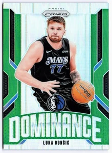 Luka Doncic Panini Prizm Green Prizm Dominance NM - Picture 1 of 2