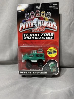Power Rangers Turbo Zord Road Blaster Desert Thunder Green Vehículo DieCast Foto 1 de 4
