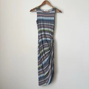 Bailey 44 Striped Tank Dress PXS Grey Multi - Picture 1 of 8