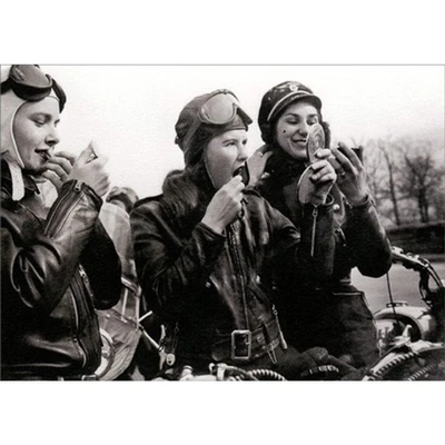 Birthday Greeting Card - Motorcycle Babes - America Collection - Image 1 of 3