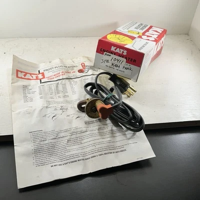 New Kat's Engine Heater K4H 400w 120 Volt 35 MM Frost Plug Universal Fit - Image 1 of 4