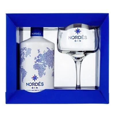 NORDES ATLANTIC GIN CONFEZIONE CON BOTTIGLIA CL.70 + 1 BICCHIERE - Imagen 1 de 4