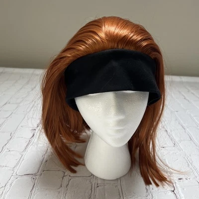 NEW Lydell Short Straight Synthetic Wig Copper Red W/ Black Headband  - Image 1 of 4
