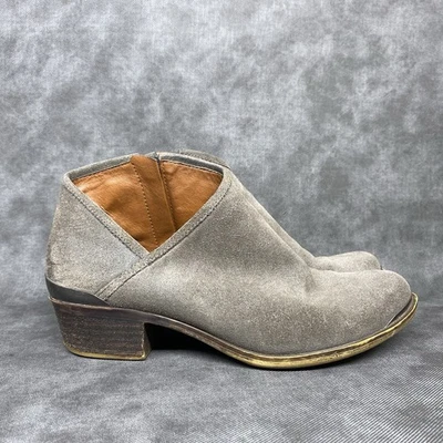Botines Lucky Brand Botín Mujer 7.5 M Gamuza Cuero Tacón Bajo Calzado Foto 1 de 4