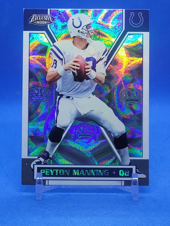 2002 Pacific Exclusive Peyton Manning #76 HOF - Image 1 of 2