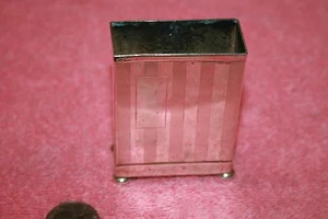 Vintage JWW Sterling Silver TWR Cigarette Table Top Holder  - Picture 1 of 6