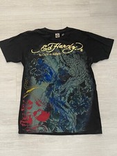 Ed Hardy By Christian Audigier Men Specialty T-Shirt Tee Tatoo NEW RARE M