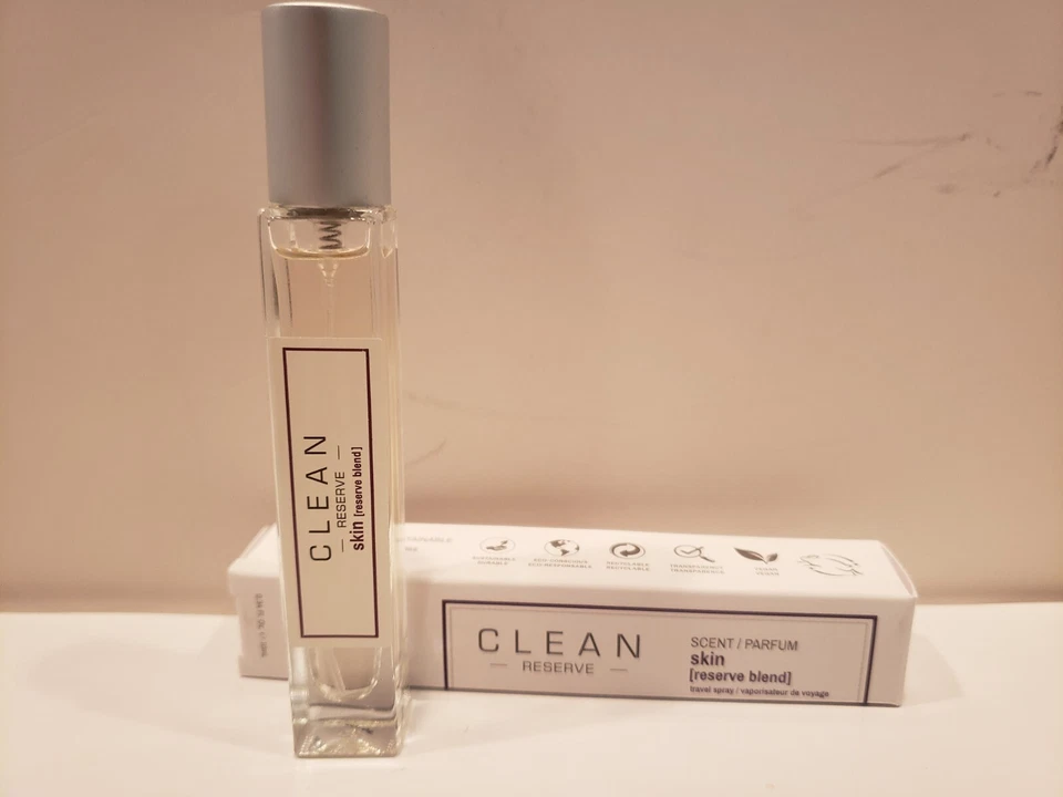 Clean - Reserve Eau De Parfum Spray - Mistura de reserva de pele - 0,34 Oz - Novo na caixa - Imagem 1 de 1