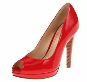 Cole Haan Mujer Chelsea OT Tacón Alto Bomba Cherry Tomate Patente Talla 7 - Imagen 1 de 7