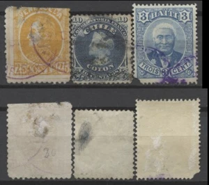 No: 109975 - LATIN AMERICA - LOT OF 3 OLD STAMPS (mixed quality) - USED!! - Picture 1 of 1
