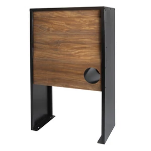 Modern Large Pillar Letter Box Letterbox Combination Lock Big Capacity A4 Walnut - Picture 1 of 5