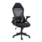 Office Chair Desk Chair Mesh Back High Back Swivel Chair with Flip-UP Armrest