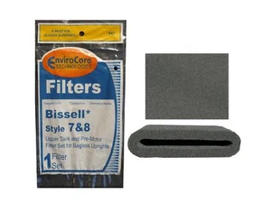 1 Set of Bissell Type or Style 7 / 8 / 14 Foam Vacuum Cleaner Filter - Picture 1 of 1