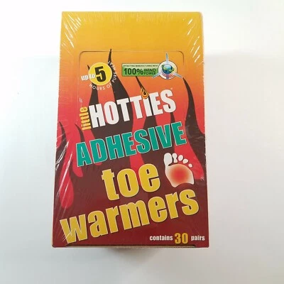 Little Hotties Adhesive Toe Warmers 30 Pair Of Air Activated Up To 5 Hours Heat - Image 1 of 4