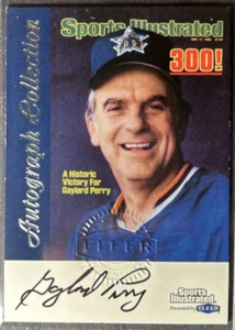 Gaylord Perry 1999 Sports Illustrated Greats of the Game Autograph #56 Cert HOF - Picture 1 of 2
