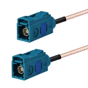 Car Antenna Adapter Extension Cable,Fakra Z Female to Female RG316 Cable 1m - Picture 1 of 2