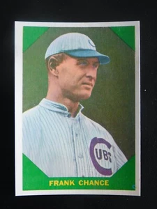 Tarjeta de béisbol Fleer 1960 #50 Frank Chance (nuevo+) conjunto de gama alta descanso - Imagen 1 de 2